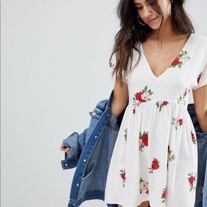 Floral Print Motel Dress